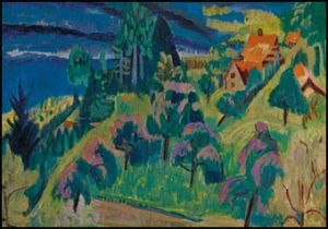Landschap in Zwitserland, Jan Wiegers, Singer