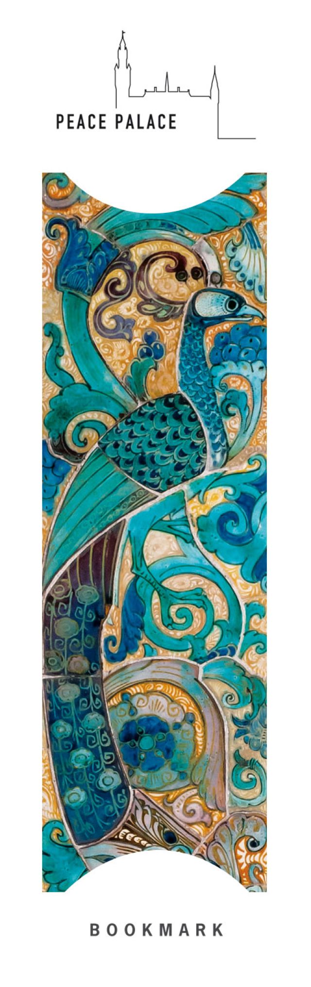 Detail of the Grès wall panels, Leon Senf, Peace Palace