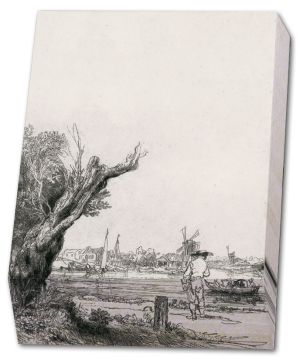 Memo blocnote: De Omval, Rembrandt van Rijn, Museum Het Rembrandthuis