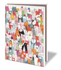 Kaartenmapje met env, klein: Poezen, Miriam Bouwens