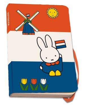 Notitieboek A6, zachte kaft: Nijntje - Miffy - Holland, Dick Bruna