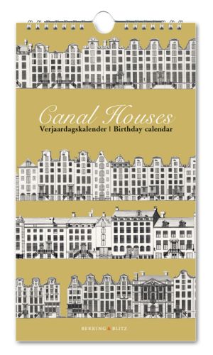 Verjaardagskalender: Canal Houses, Caspar Philips Jacobszoon, Collection Rijksmuseum Amsterdam