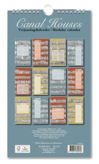 Verjaardagskalender: Canal Houses, Caspar Philips Jacobszoon, Collection Rijksmuseum Amsterdam