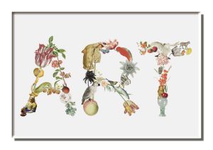 Koelkastmagneet: Art Alphabet, Art, Joëlle Wehkamp, Rijksmuseum Amsterdam