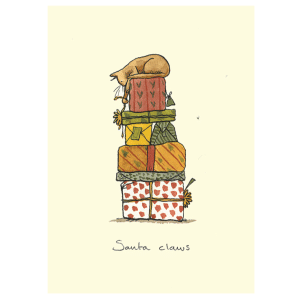 Santa Claws Card by Anita Jeram