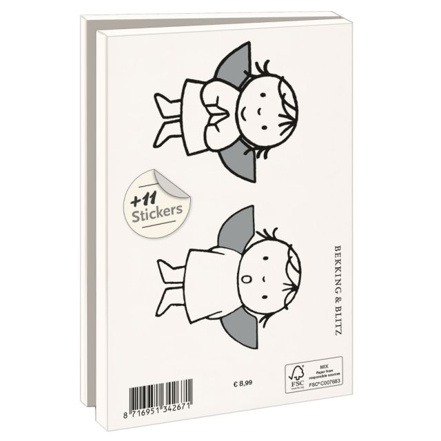 Kaartenmapje met env, klein: Engelen, Dick Bruna