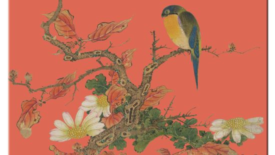 Placemat: Album of birds and flowers (rood), Hu Feitao, Chester Beatty