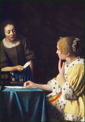 Dame en Dienstmeid, Johannes Vermeer, Rijksmuseum