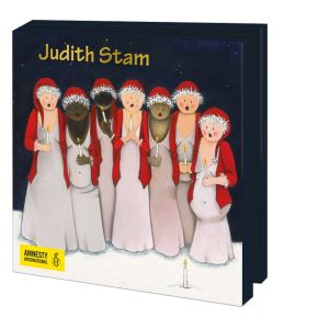 Kaartenmapje met env, vierkant: Judith Stam, Amnesty International