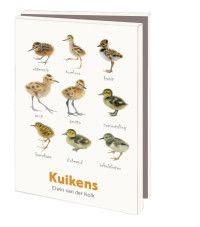 Kaartenmapje met env, klein: Kuikens, Elwin van der Kolk, Vogelbescherming