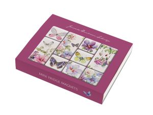 Set koelkastmagneetjes: Hibiscus, Janneke Brinkman-Salentijn