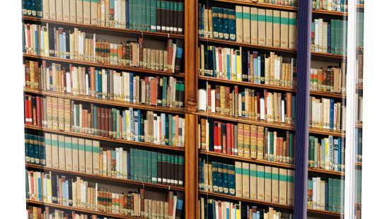 Notitieboek A6, harde kaft: Bücher - Die Klosterbibliothek, Maria Laach