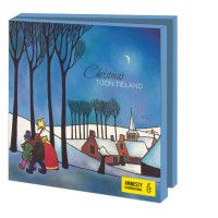 Kaartenmapje met env, vierkant: Christmas, Toon Tieland, Amnesty