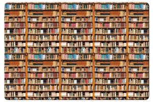 Placemat: Bücher - Die Klosterbibliothek, Maria Laach