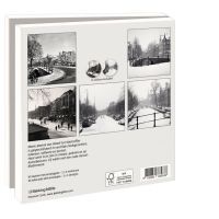 Kaartenmapje met env, vierkant: Winter, Marie-Jeanne van Hovell tot Westerflier