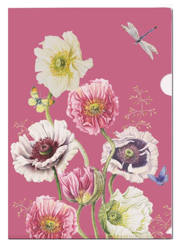 L-mapje A4 formaat: Wild Flower Field, Janneke Brinkman-Salentijn