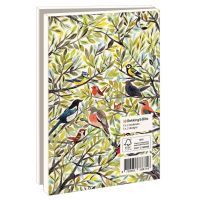 Kaartenmapje met env, klein: Vogels in de tuin, Miriam Bos