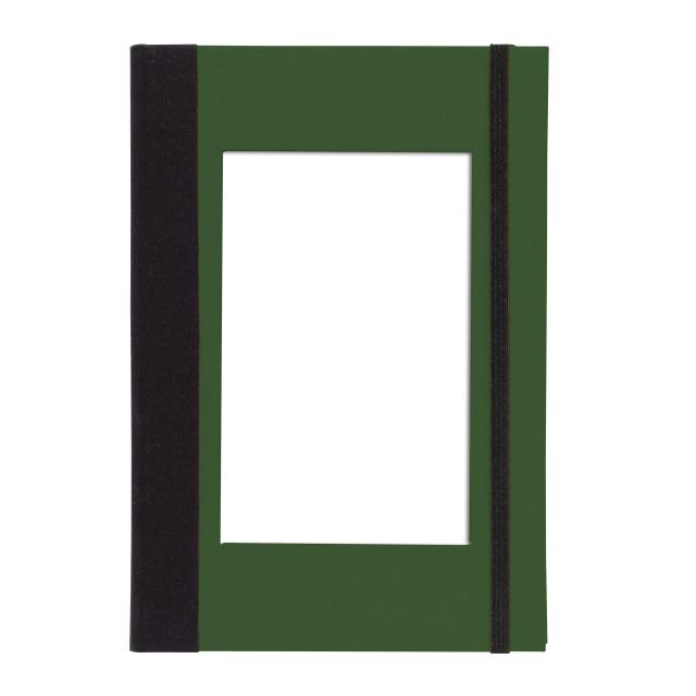 Passepartout notebook, staand / portrait / hoch