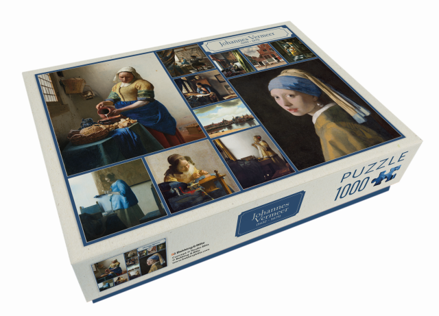 Puzzel (1.000 stukjes): Collage, Johannes Vermeer