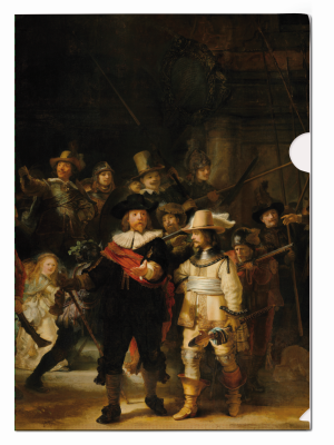 L-mapje A4 formaat: De Nachtwacht, Rembrandt, Rijksmuseum