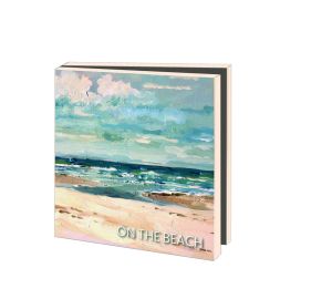 Kaartenmapje met env, vierkant: On the beach, Ellen Davidzon