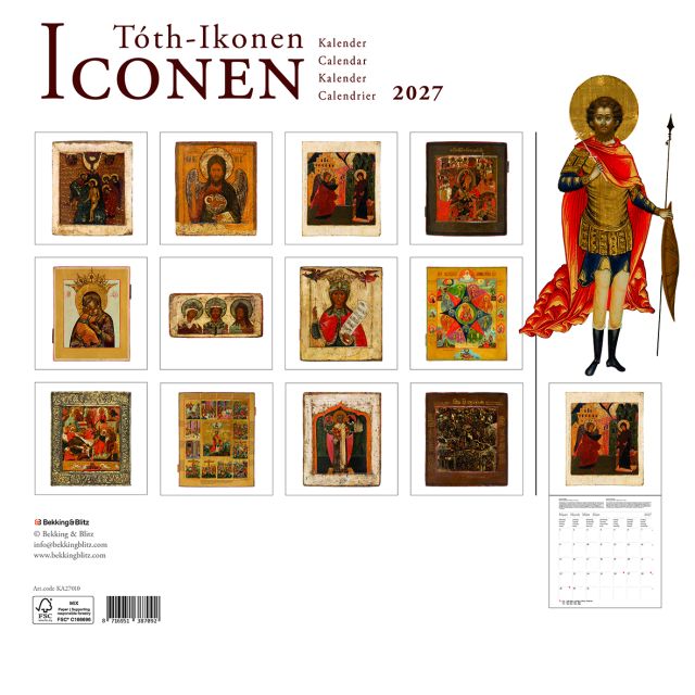 Iconen maandkalender 2027