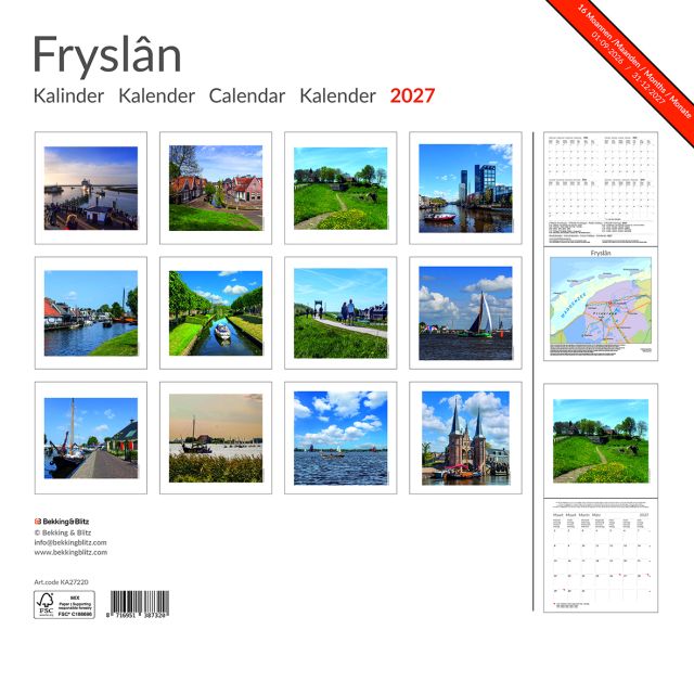 Fryslân maandkalender 2027