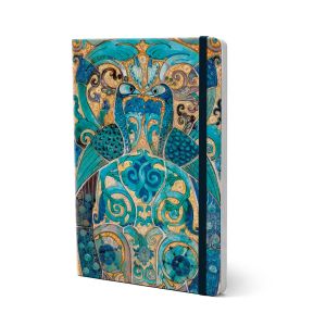 Notitieboek A5, zachte kaft: Peacocks, Peace Palace
