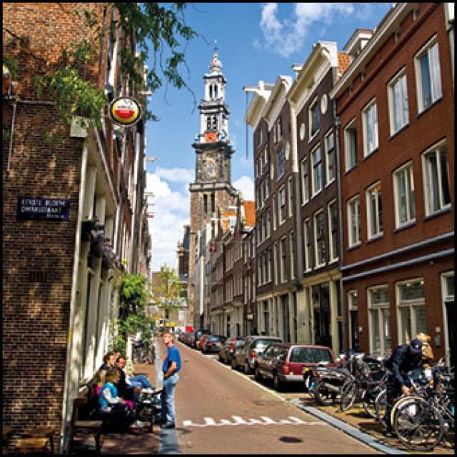 De Bloemstraat in het hart van de Amsterdams Jordaan