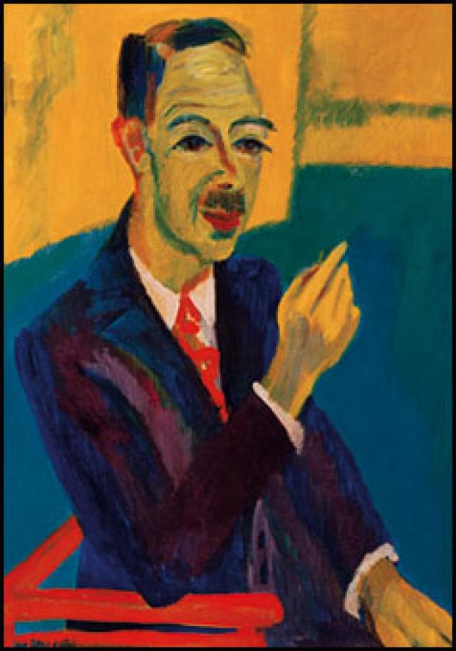 Portret van H.N. Werkman, Jan Wiegers, Museum de Fundatie
