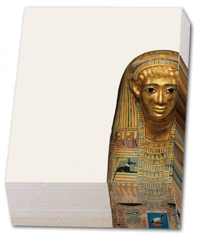 Memo blocnote: Mummy mask of a man, SMB