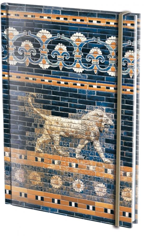 Notitieboek A6, harde kaft: Detail from Throne Room facades from Babylon, SMB
