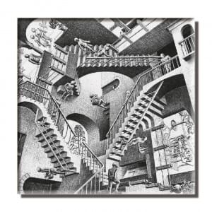 Koelkastmagneet: Relativity, M.C. Escher