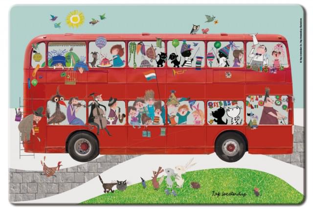 Placemat: Bus, Fiep Westendorp