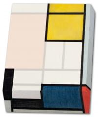Memo pad: Compositie met groot rood vlak, Piet Mondriaan, Gemeente Museum Den Haag