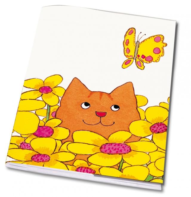 Schrift A5: Bloemen, Dikkie Dik