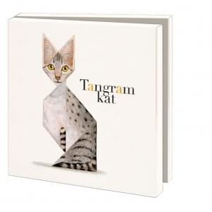 Kaartenmapje met env, vierkant: Tangram Kat, Maranke Rinck & Mrtijn van der Linden