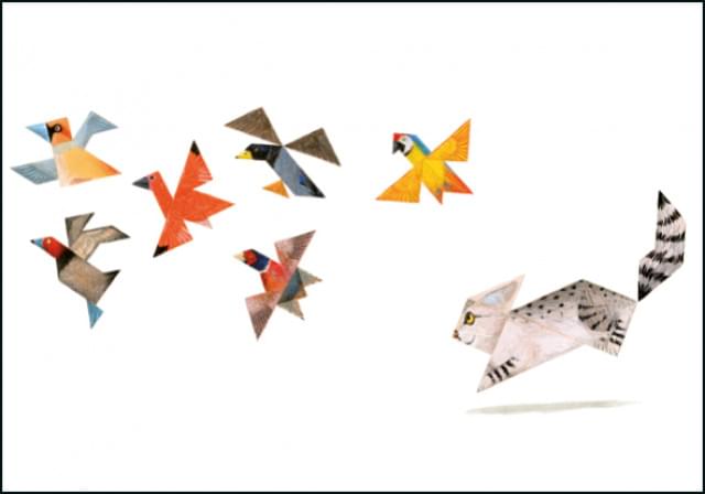 Tangram kat en vogels, Maranke Rinck & Martijn van der Linden