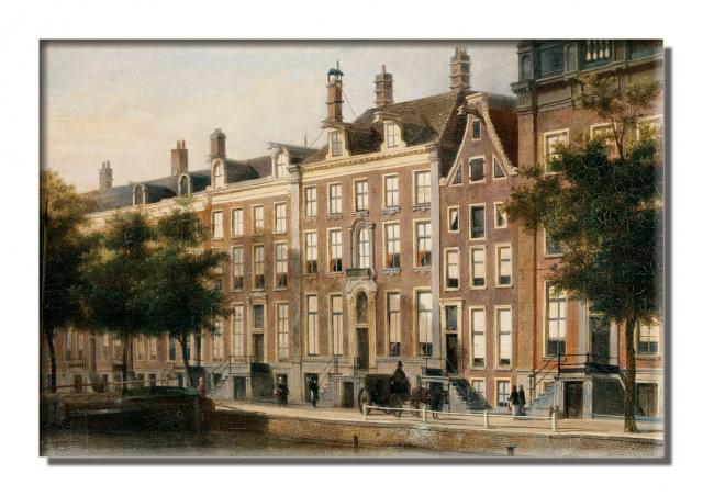 Koelkastmagneet: Herengracht met huis Willet Holthuysen, Kasparus Karsen, Museum Willet-Holthuysen