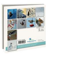 Kaartenmapje met env, vierkant: Wintervogels, Vogelbescherming Nederland