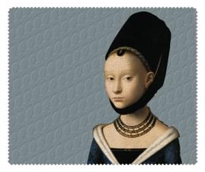 Brillendoekje: Portret van een jonge vrouw, Petrus Christus, SMB