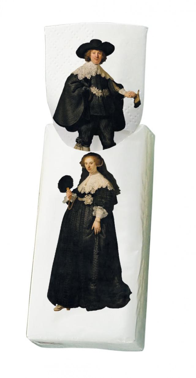 Zakdoekjes: Portretten Oopjen en Marten, Rembrandt van Rijn, Coll. Rijksmuseum Amsterdam
