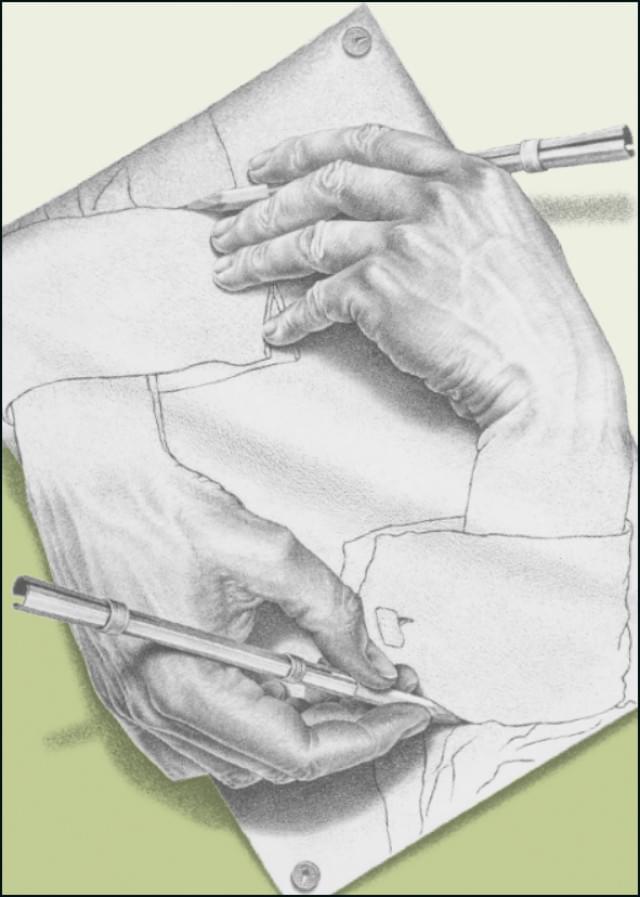 Drawing Hands, M.C. Escher
