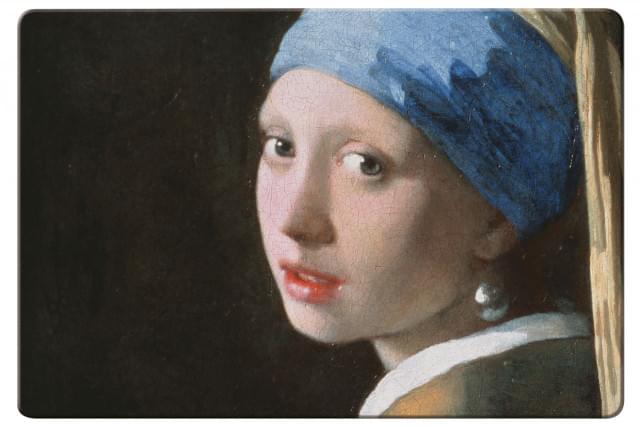 Placemat: Meisje met de parel - Girl with the Pearl Earring, Johannes Vermeer, Mauritshuis