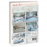 Kaartenmapje met env, groot: Winter Landscapes, Anneke Boot