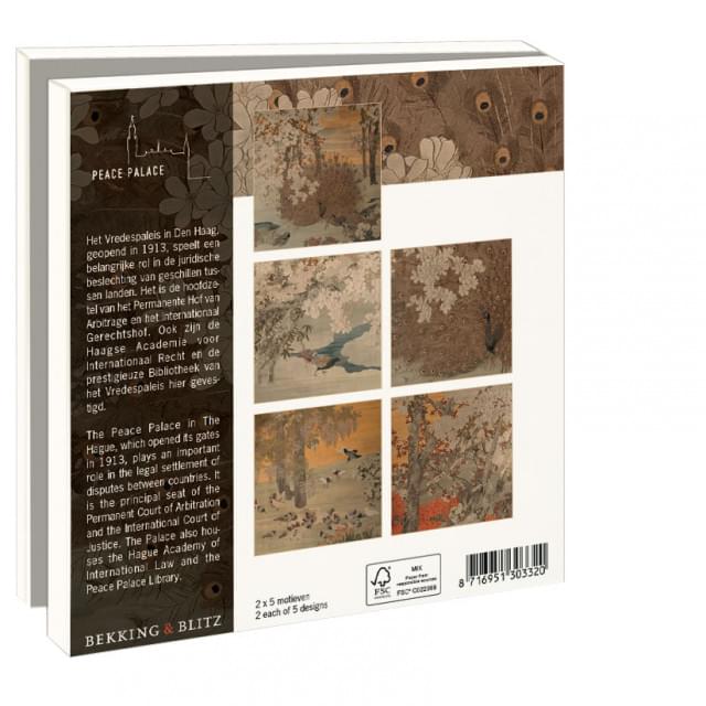 Kaartenmapje met env, vierkant: Tapestry, Peace Palace