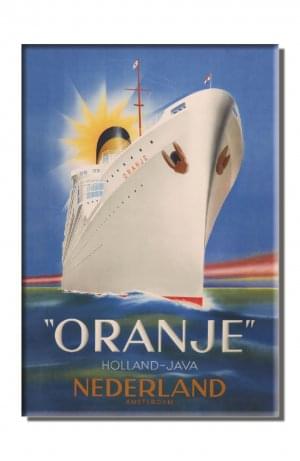 Koelkastmagneet: Het passagiersschip 'Oranje', Het Scheepvaartmuseum