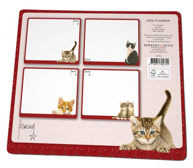 Deskplanner: Franciens katten, Francien van Westering