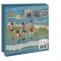 Kaartenmapje met env, vierkant: Beach life, Niek van der Plas