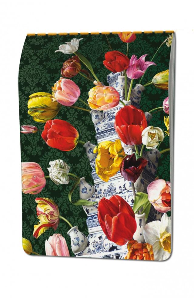 Schetsboek: Bloemstilleven met Tulpenvaas, Roman Reisinger